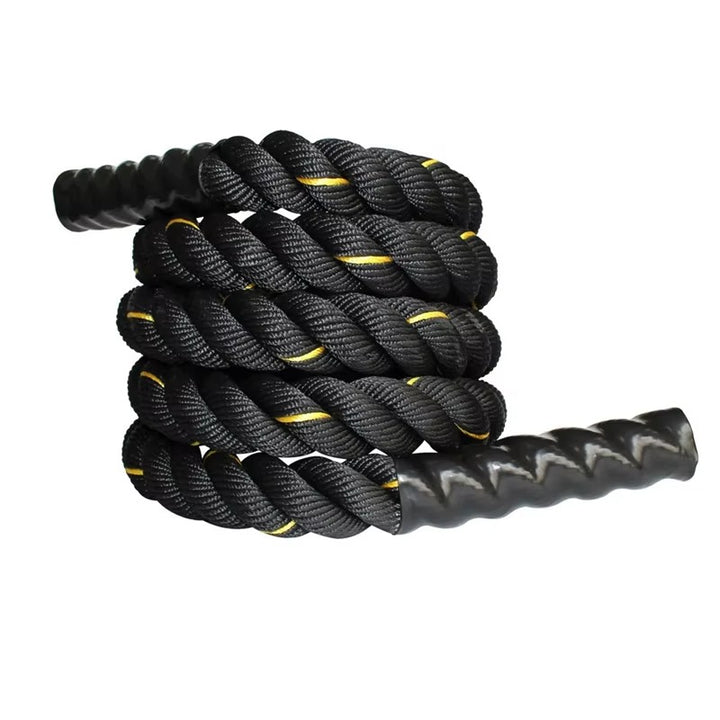 Premium Weighted Jump Rope – 9ft/9.8ft Heavy Skipping Battle Rope for Power & Strength Training – Durable Polyester, Comfort Handles – Full Body & Core Workout for Agility & Endurance
