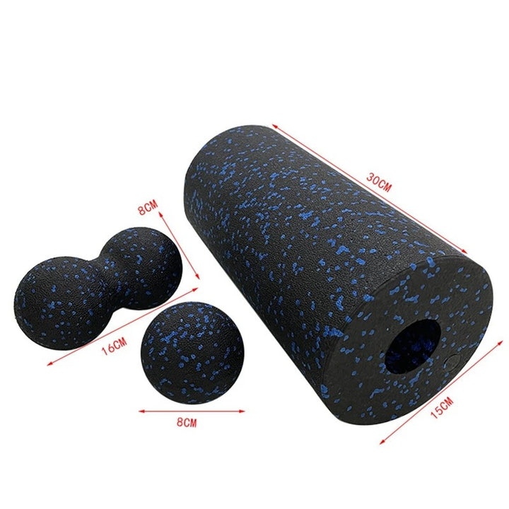Premium Foam Roller Set for Muscle Recovery, Yoga, and Fascia Release, High-Density EPP Back Roller Massage Balls for Men & Women, 3/5 PCS Fitness Equipment for Flexibility and Pain Relief