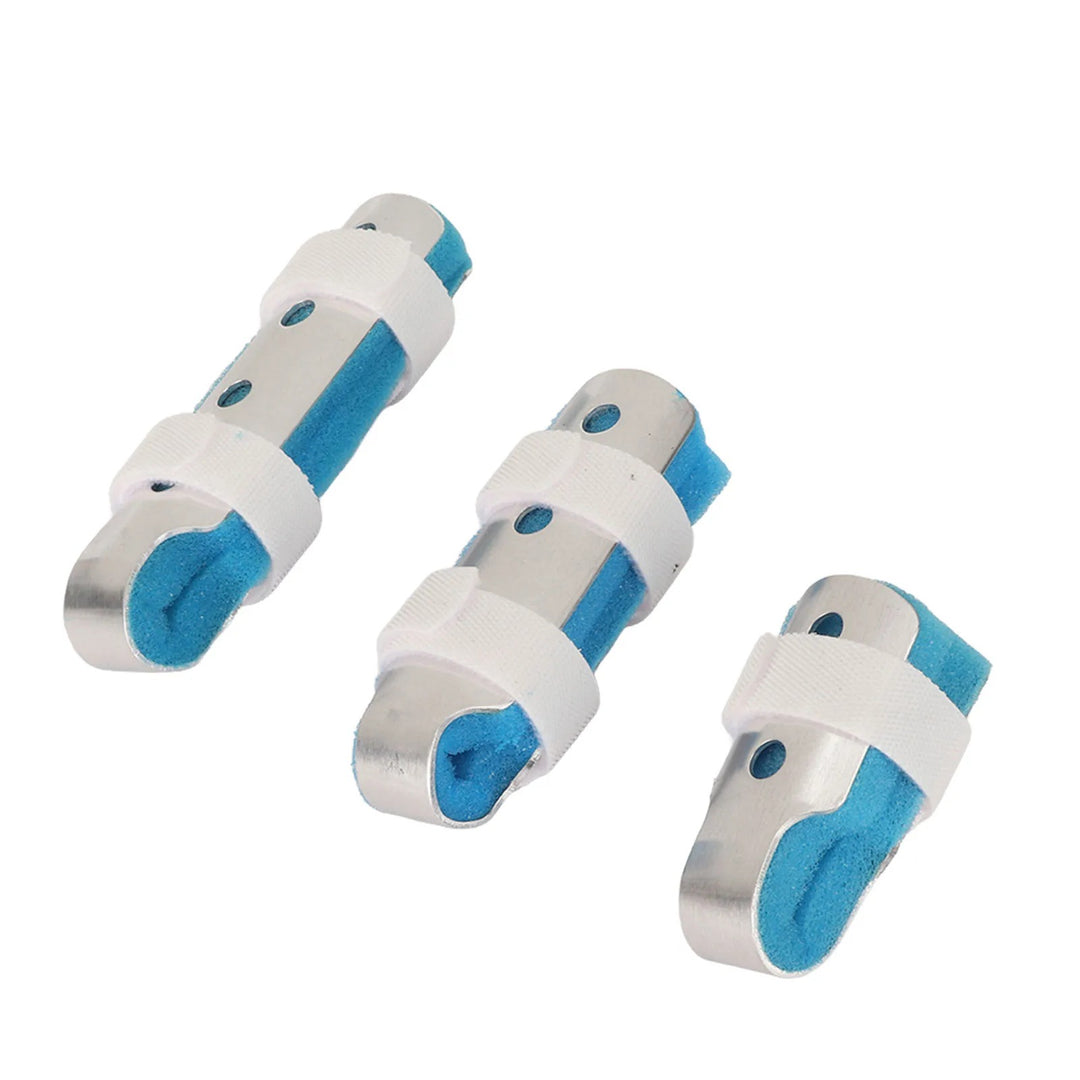 Premium Finger Splints Set for Knuckle Immobilization – 3-Sizes Adjustable Aluminum Alloy Protective Splints for Finger Injuries, Breathable EVA Pads, Comfortable, Easy to Use, Suitable for Adults and Children