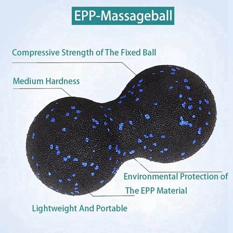Premium Foam Roller Set for Muscle Recovery, Yoga, and Fascia Release, High-Density EPP Back Roller Massage Balls for Men & Women, 3/5 PCS Fitness Equipment for Flexibility and Pain Relief
