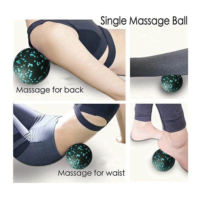 Premium Foam Roller Set for Muscle Recovery, Yoga, and Fascia Release, High-Density EPP Back Roller Massage Balls for Men & Women, 3/5 PCS Fitness Equipment for Flexibility and Pain Relief