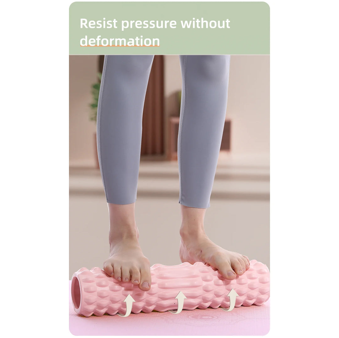 Premium Foam Roller for Deep Muscle Massage, Myofascial Release, Back & Leg Relaxation, Durable EVA, Pressure-Resistant Design, Grid Training, Home Exercise