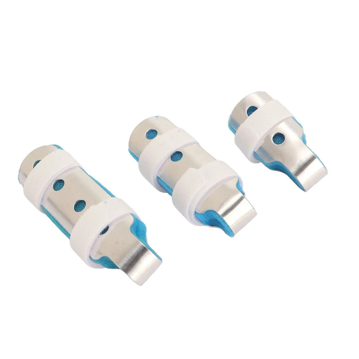 Premium Finger Splints Set for Knuckle Immobilization – 3-Sizes Adjustable Aluminum Alloy Protective Splints for Finger Injuries, Breathable EVA Pads, Comfortable, Easy to Use, Suitable for Adults and Children