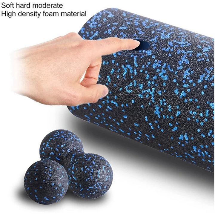 Premium Foam Roller Set for Muscle Recovery, Yoga, and Fascia Release, High-Density EPP Back Roller Massage Balls for Men & Women, 3/5 PCS Fitness Equipment for Flexibility and Pain Relief