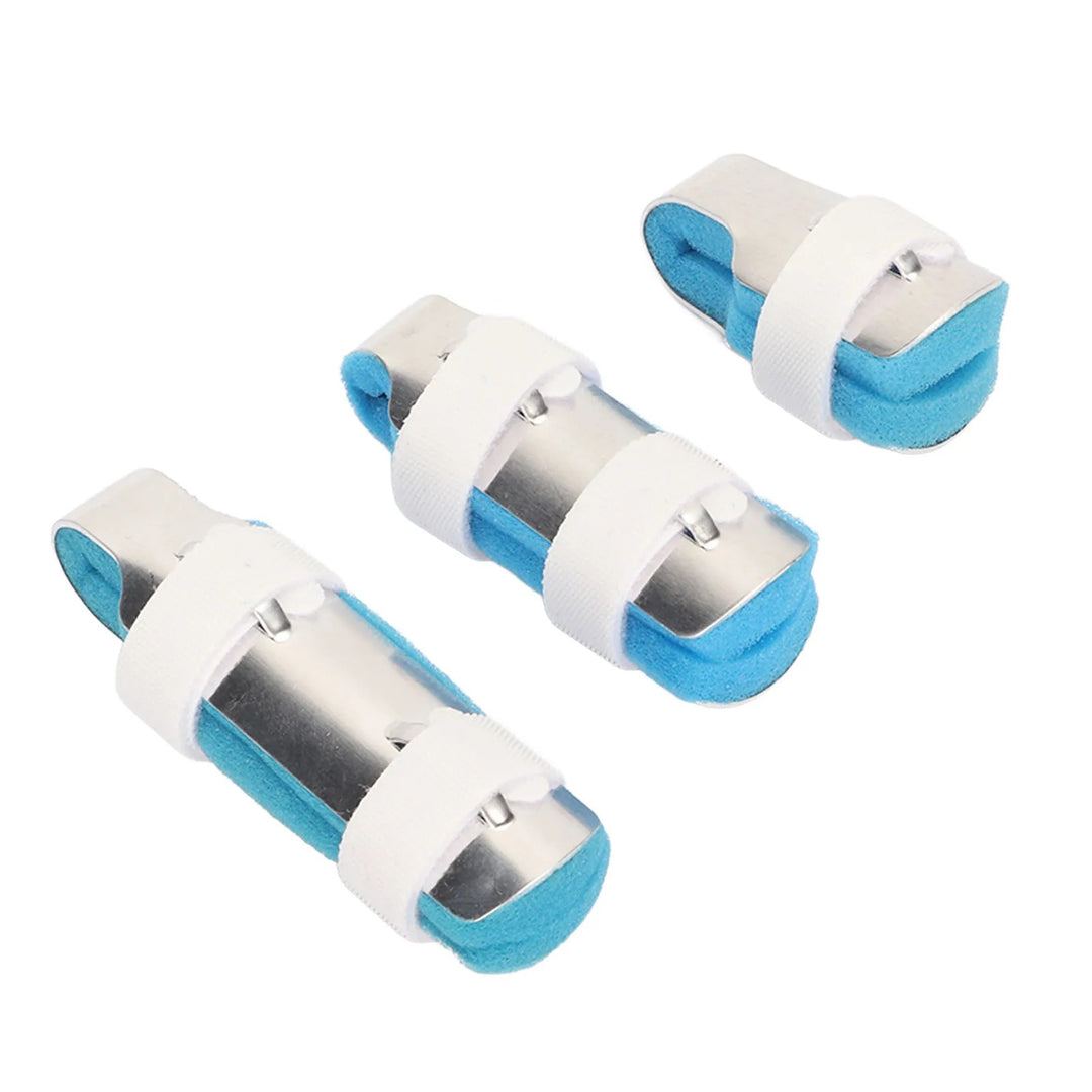 Premium Finger Splints Set for Knuckle Immobilization – 3-Sizes Adjustable Aluminum Alloy Protective Splints for Finger Injuries, Breathable EVA Pads, Comfortable, Easy to Use, Suitable for Adults and Children