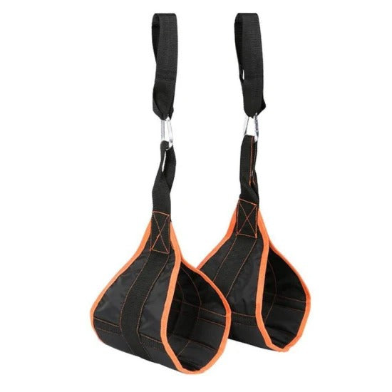 Premium Abdominal Hanging Straps – ABS Training Support for Pull-ups & Core Muscle Workout – Leg Raises, Vertical Crunches, & Sit-ups – Adjustable Nylon Equipment for Fitness