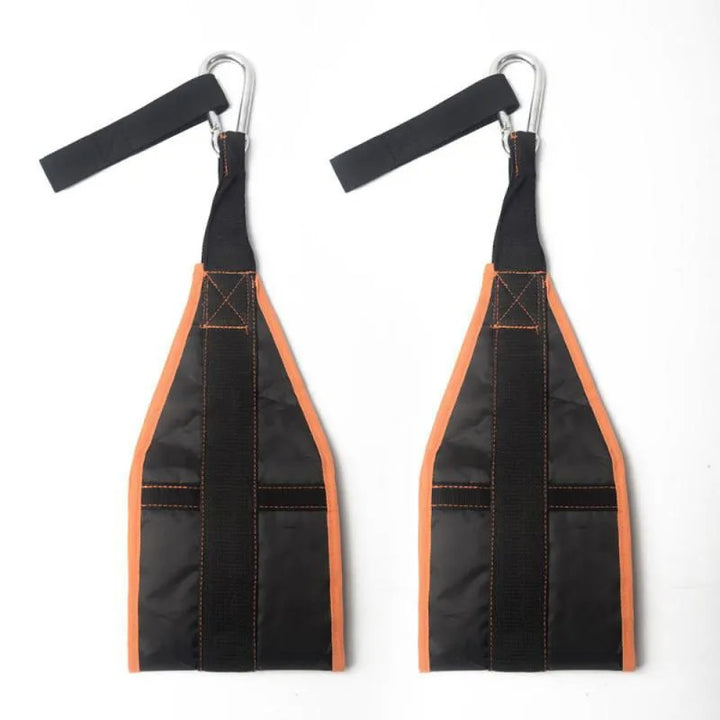 Premium Abdominal Hanging Straps – ABS Training Support for Pull-ups & Core Muscle Workout – Leg Raises, Vertical Crunches, & Sit-ups – Adjustable Nylon Equipment for Fitness