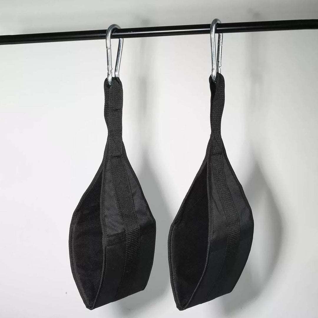 Premium Abdominal Hanging Straps – ABS Training Support for Pull-ups & Core Muscle Workout – Leg Raises, Vertical Crunches, & Sit-ups – Adjustable Nylon Equipment for Fitness