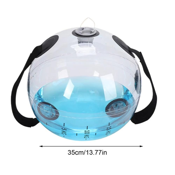 Premium Fitness Aqua Bag – 15KG Water Power Weightlifting Training Bag for Bodybuilding & Crossfit – Durable PVC, Adjustable Weight, Full-Body Workout Accessory