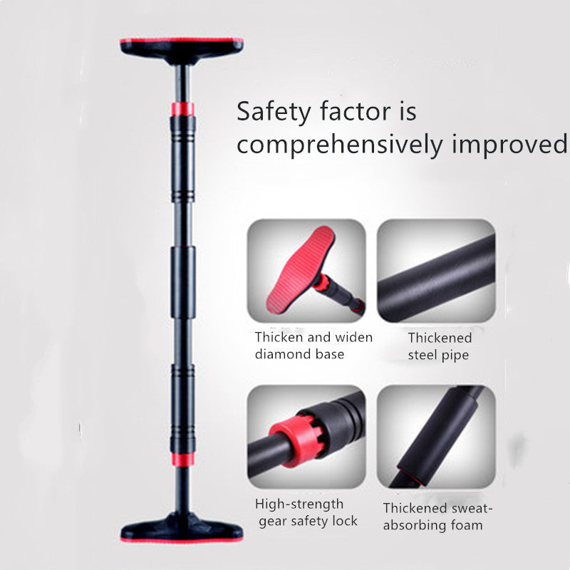 Premium Adjustable Door Pull-Up Bar – Steel Horizontal Bar for Home Gym, Fitness Training, Arm, Core & Back Workout, Max 200g