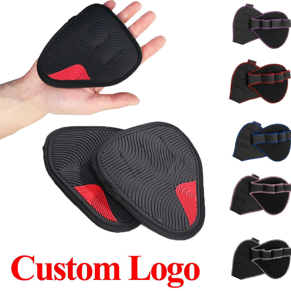 Premium Neoprene Grip Pads for Weightlifting & Powerlifting - Anti-Slip Workout Gloves for Calisthenics, Fitness & Sports,