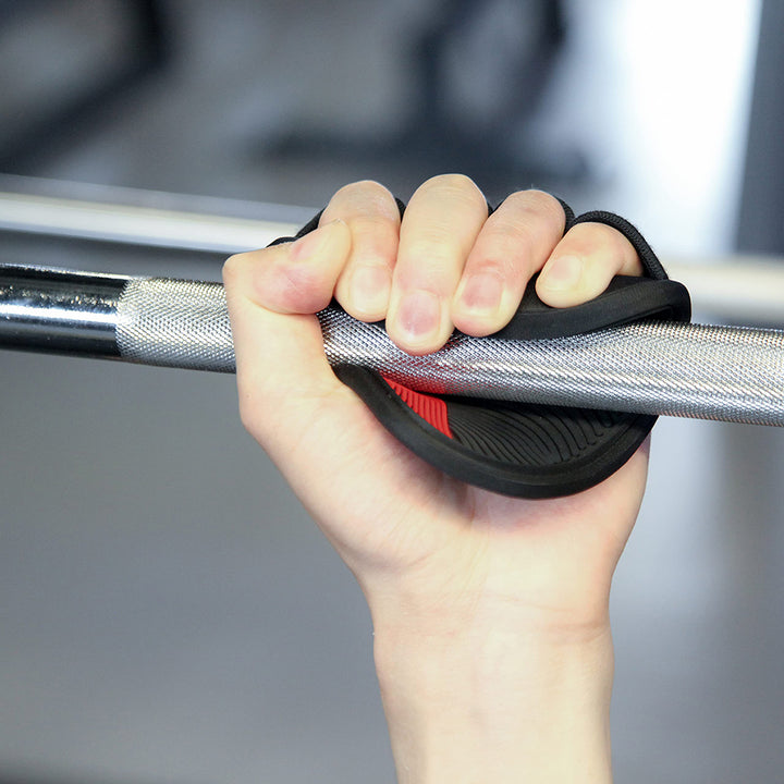 Premium Neoprene Grip Pads for Weightlifting & Powerlifting - Anti-Slip Workout Gloves for Calisthenics, Fitness & Sports,