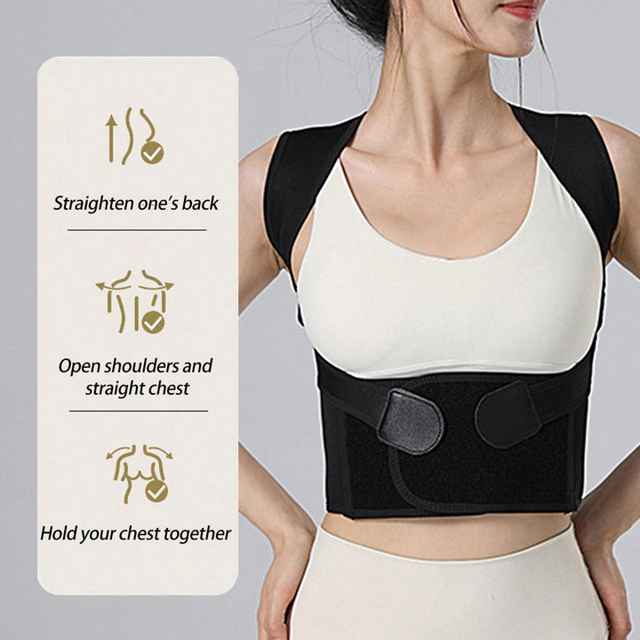 Premium Posture Corrector Back Brace for Men & Women – Adjustable Full Back Support for Pain Relief & Improved Spinal 