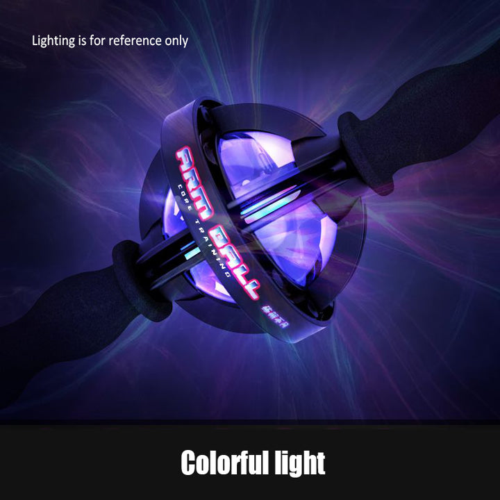 Premium Arm Strength Exerciser – Gyroscope Forearm Trainer with LED Light – Core Trainer for Home Gym Fitness – Powerball Arm