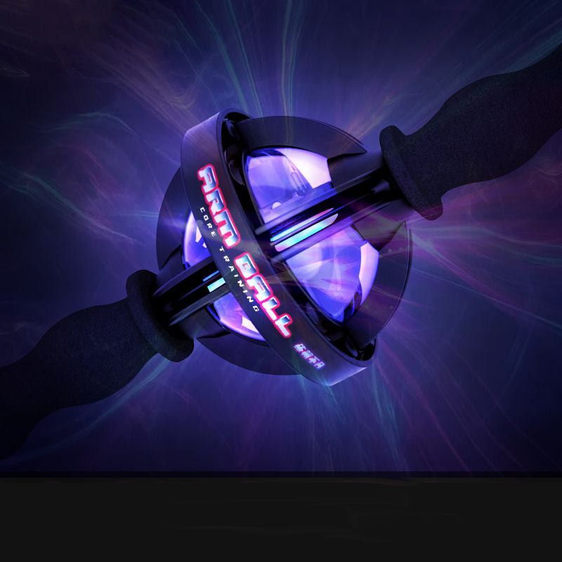 Premium Arm Strength Exerciser – Gyroscope Forearm Trainer with LED Light – Core Trainer for Home Gym Fitness – Powerball Arm