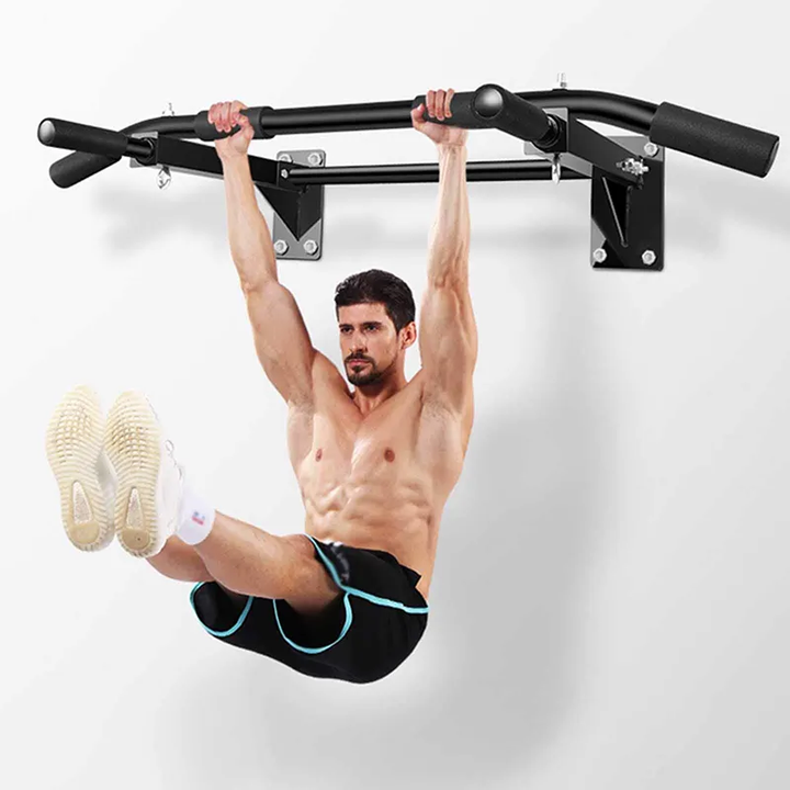 Premium Wall Mounted Pull-Up Bar – Heavy Duty Chin-Up Bar for Home Gym, Horizontal Strength Training, Core & Back Workout 
