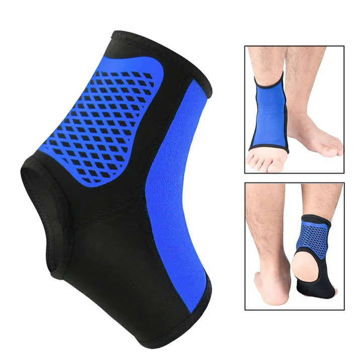 Premium Ankle Support Socks for Sports | Elastic Breathable Foot Brace for Pain Relief in Running, Cycling, Basketball, 