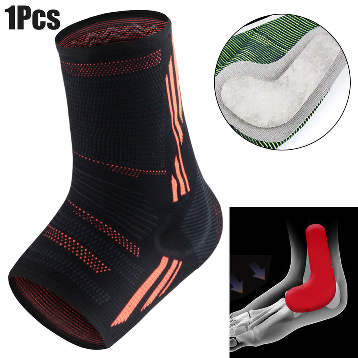 Premium Ankle Support Socks for Sports | Elastic Breathable Foot Brace for Pain Relief in Running, Cycling, Basketball, 