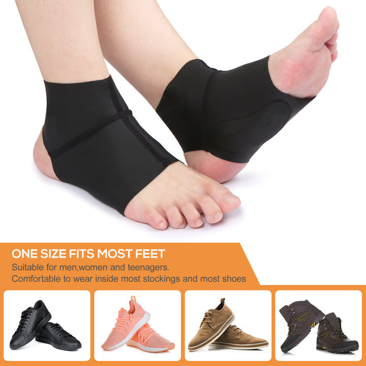 Premium Ankle Support Socks for Sports | Elastic Breathable Foot Brace for Pain Relief in Running, Cycling, Basketball, 