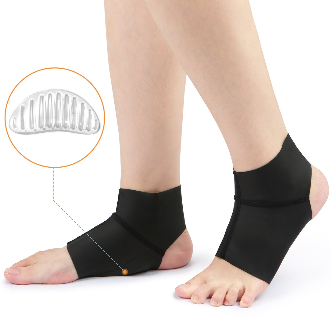 Premium Ankle Support Socks for Sports | Elastic Breathable Foot Brace for Pain Relief in Running, Cycling, Basketball, 