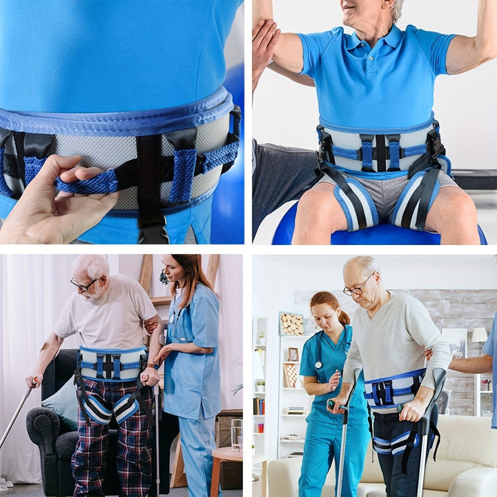 Premium Bariatric Transfer Lift Belt for Elderly & Handicap Support – Adjustable Gait Belt for Seniors, Walking & Standing 