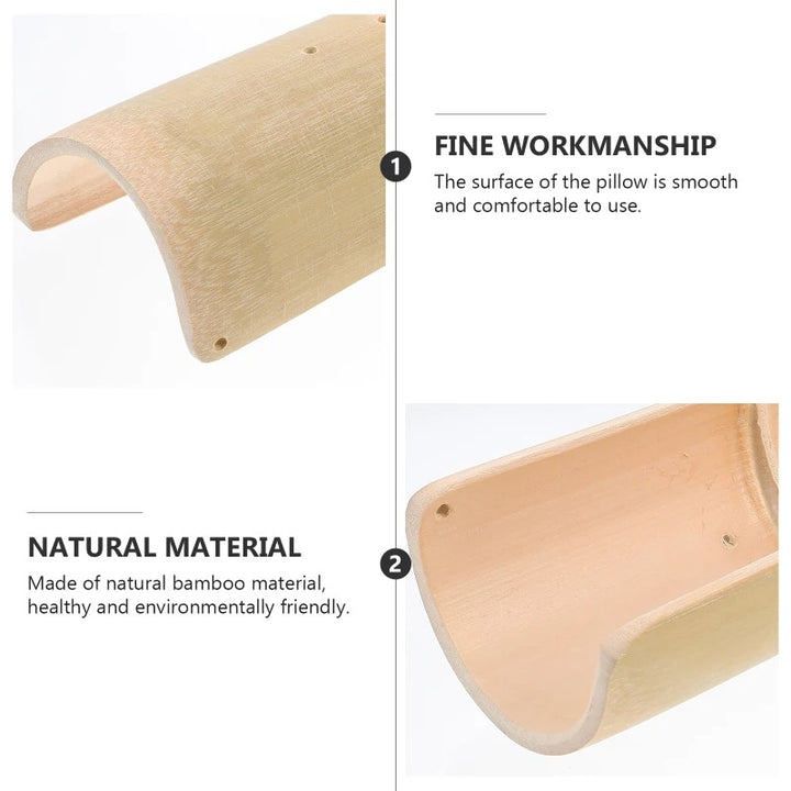 Premium Bamboo Cervical Pillow – U-Shaped Neck & Back Support for Sleep – Therapeutic Massage Cushion – Cool, Comfortable for Neck Pain & Spondylosis Relief – Ideal for Couch, Bed & Travel - StrengthXPhysiotherapy