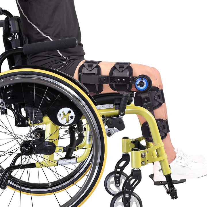 Premium Hinged ROM Knee Brace | Adjustable Post-Op Immobilizer for ACL, MCL, PCL Injury Support | Tool-Free Length Adjustment