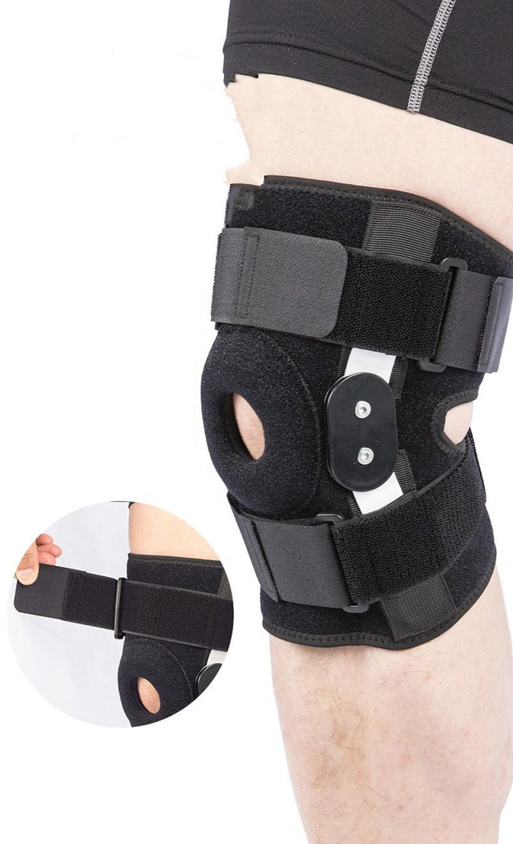 Premium Adjustable Knee Brace for ACL, Meniscus & Ligament Injuries | ROM Hinged Orthopedic Support for Men & Women | Optimal Stability & Comfort - StrengthXPhysiotherapy