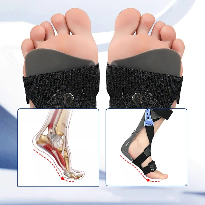 Premium AFO Drop Foot Brace Orthosis - Lightweight Ankle Support Stabilizer for Men and Women, Comfort Fit for Foot Drop, 