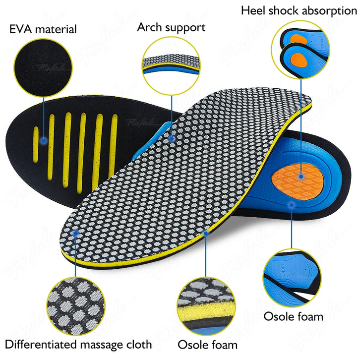 Premium Basketball Insoles with Customized Carbon Plate for High Strength, Elasticity & Speed – Anti-Return Technology for 