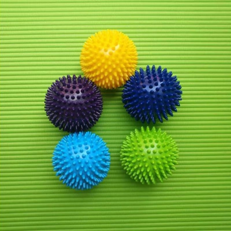 Premium Spiky Massage Ball for Myofascial Release, Deep Tissue Therapy, Stress Relief, and Muscle Soreness Relief - PVC Lacrosse Ball for Feet, Hands, Back, and Whole Body Massage - StrengthXPhysiotherapy