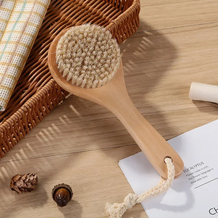 Premium Anti-Cellulite Wooden Massage Brush for Body and Scalp – Soothing Air Cushion Design, Essential Oil Spa Treatment, 