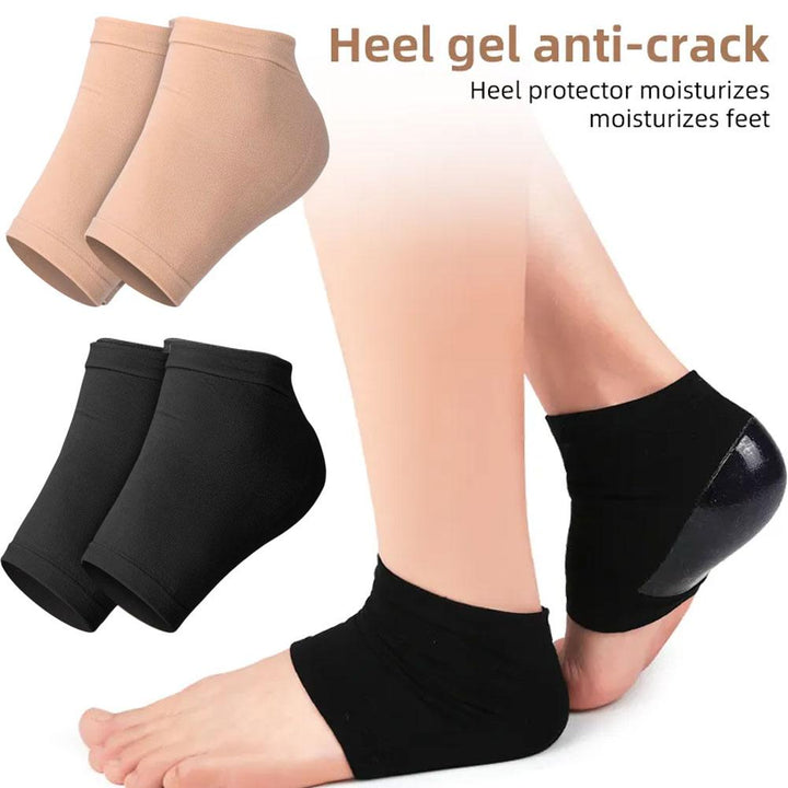 High-Quality Silicone Anti-Cracking Moisturizing Heel Socks - Relieve Heel Pain, Prevent Dry Skin Cracking, & Hydrating Spa 