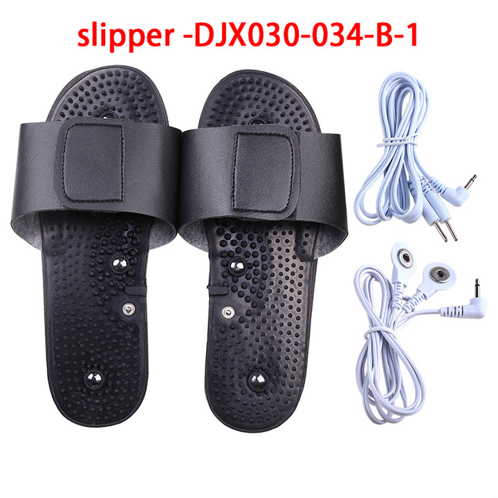 Premium Electric Muscle Stimulator Massage Slippers for Pain Relief – TENS Therapy Foot Massager with Acupuncture Function 