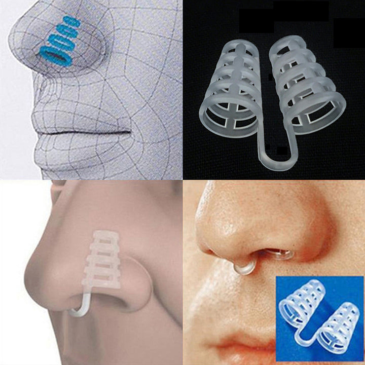 Premium Anti-Snoring Nasal Dilators (4PCS) for Easy Breathing & Sleep Quality Improvement – Comfortable Silicone Design