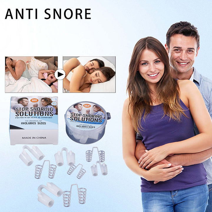 Premium Anti-Snoring Nasal Dilators (4PCS) for Easy Breathing & Sleep Quality Improvement – Comfortable Silicone Design