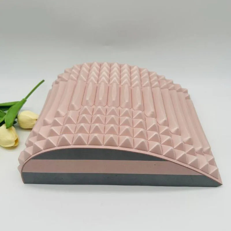 Premium Back and Neck Stretcher Pillow with Lumbar Support, Ergonomic Spinal Corrector for Posture Correction, Body Pain 