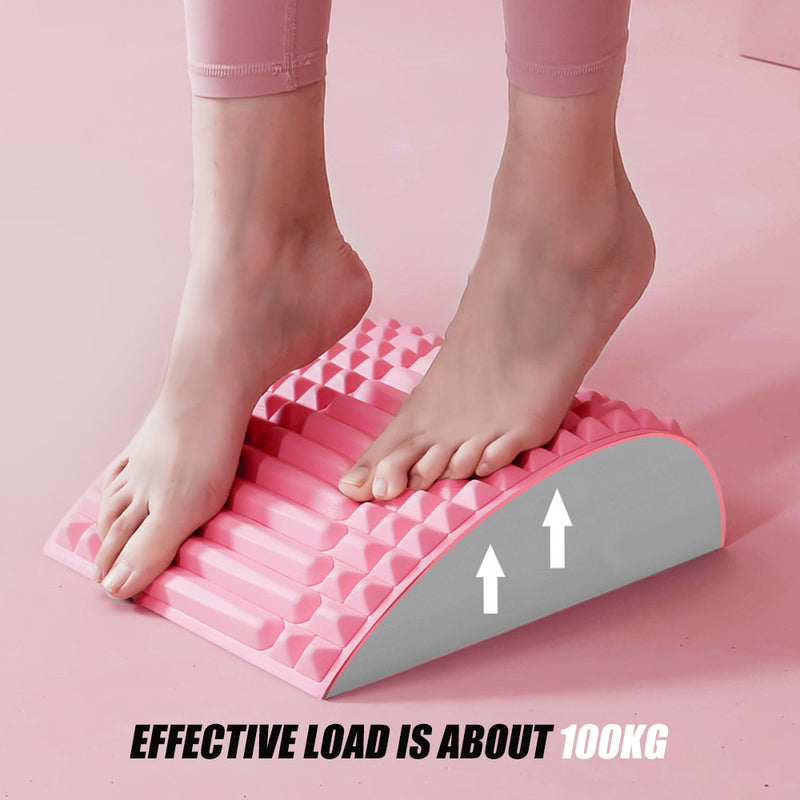 Premium Back and Neck Stretcher Pillow with Lumbar Support, Ergonomic Spinal Corrector for Posture Correction, Body Pain 