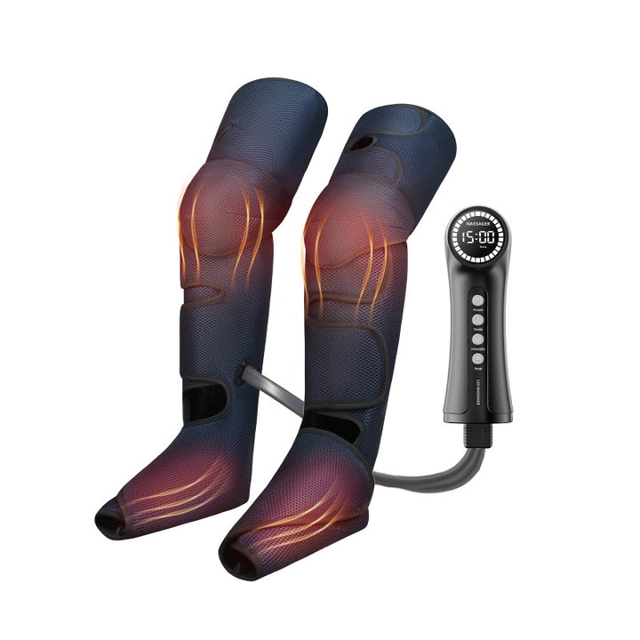 Luxury Air Wave Leg Massager with Infrared Heat & Air Pressure Technology for Thigh, Knee, and Calf Relief – 5 Intensity 