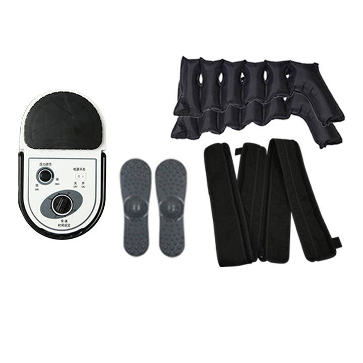 Premium Air Compression Leg Massager for Varicose Veins Relief, Blood Circulation Boost, Adjustable Cuffs, and Relaxation -