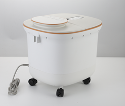 Luxury Foot Spa Bath Massager with Heat & Bubbles, Digital Temperature Control, Motorized Rollers, Adjustable Time Pedicure 