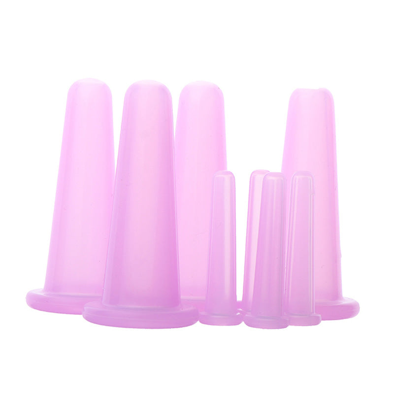 High Quality Silicone Cupping Set for Face – Health Care Facial Lifting Massage Cups, Mini Eye Vacuum Cans, Safe and Durable,