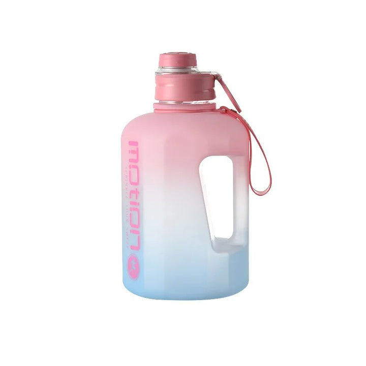 Premium 2.2L Large Capacity Sports Water Bottle – BPA-Free, Gradient Plastic, Portable Kettle with Straw, Leak-Proof, Ideal 