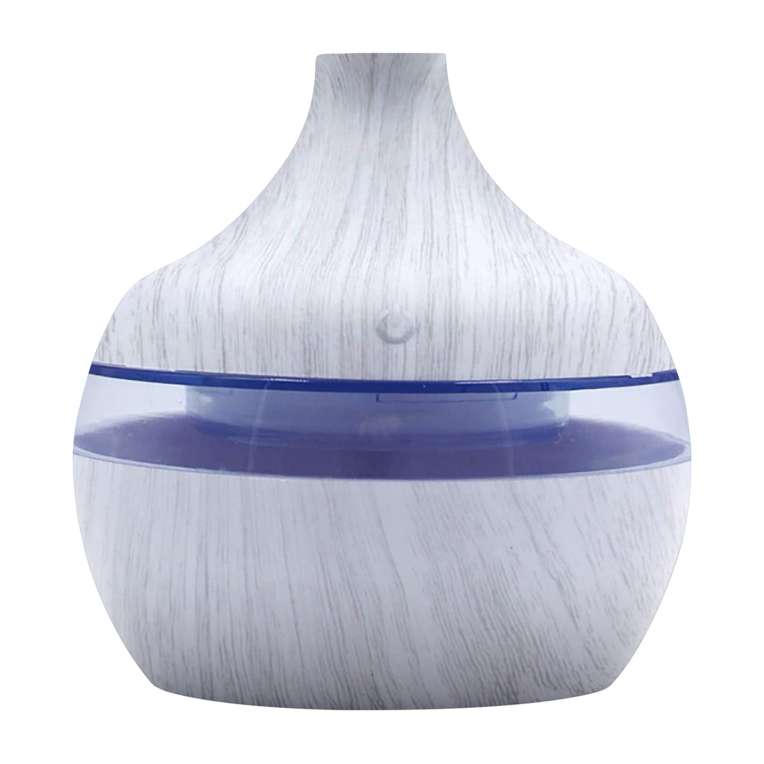 Premium 7-Color LED Aroma Diffuser & USB Humidifier – 300ml Wood Grain Essential Oil Vaporizer for Home, Room, Office