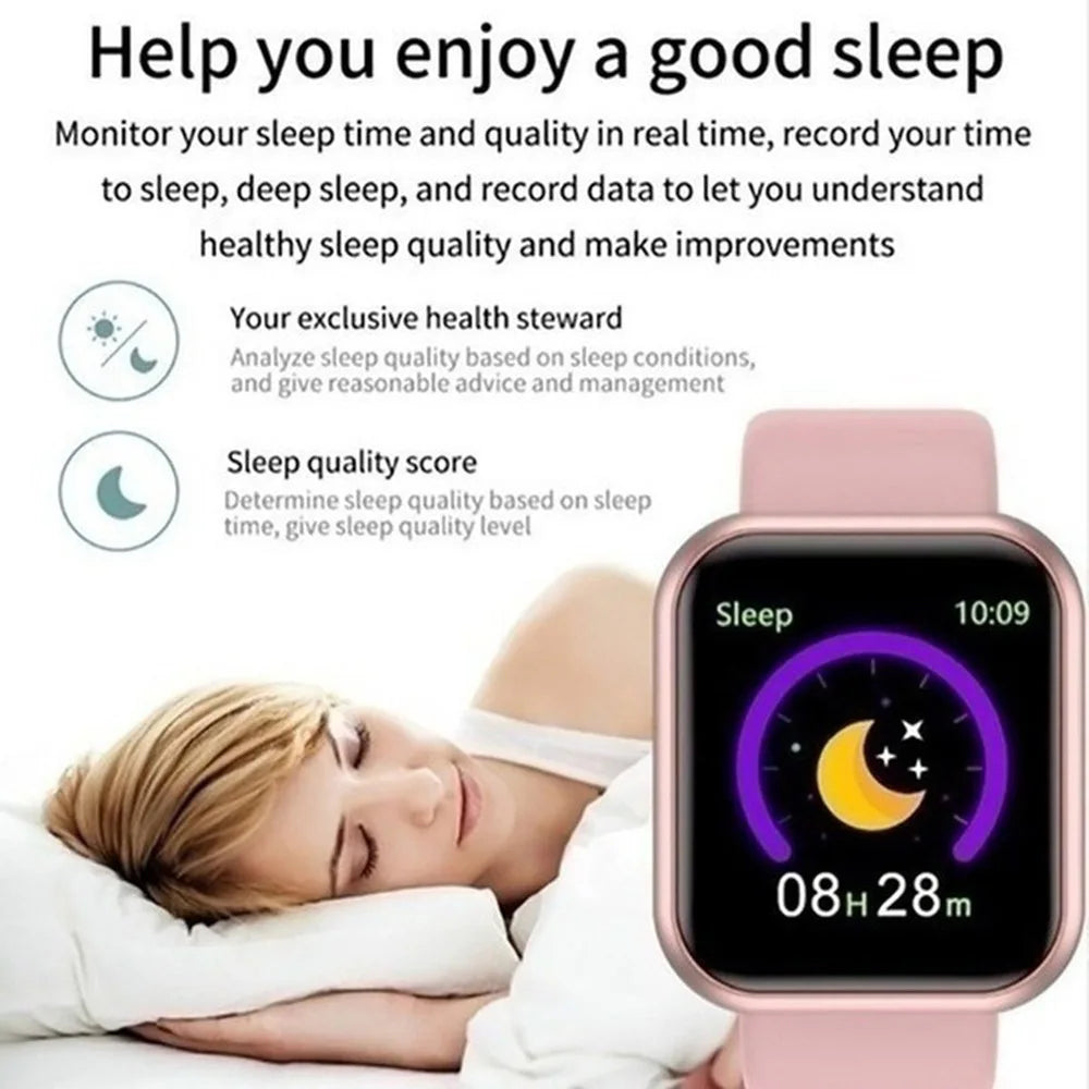 Luxury Smartwatch for Men & Women – Bluetooth Fitness Tracker, Music Control, Sleep Monitor, Sports Bracelet, Stylish Smart Watch with Heart Rate Monitor - StrengthXPhysiotherapy