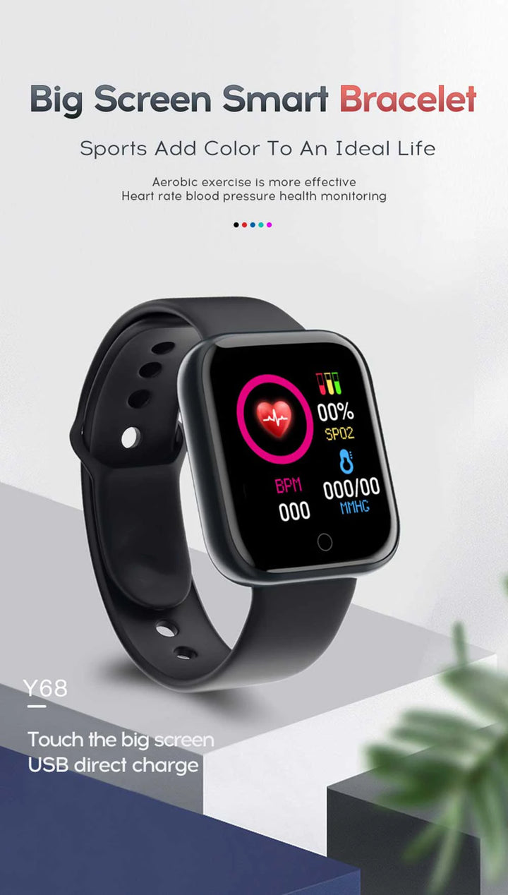 Luxury Smartwatch for Men & Women – Bluetooth Fitness Tracker, Music Control, Sleep Monitor, Sports Bracelet, Stylish Smart Watch with Heart Rate Monitor - StrengthXPhysiotherapy