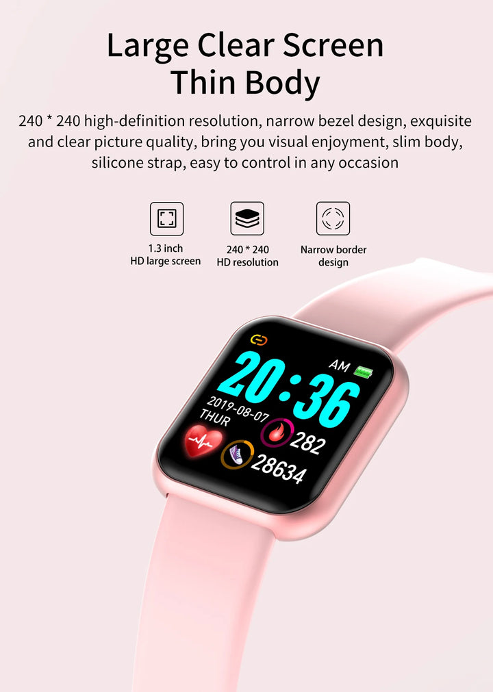 Luxury Smartwatch for Men & Women – Bluetooth Fitness Tracker, Music Control, Sleep Monitor, Sports Bracelet, Stylish Smart Watch with Heart Rate Monitor - StrengthXPhysiotherapy