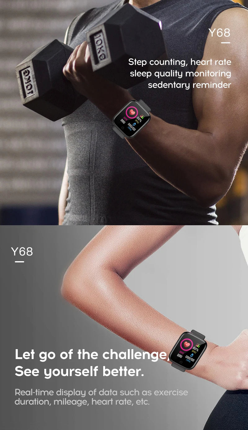 Luxury Smartwatch for Men & Women – Bluetooth Fitness Tracker, Music Control, Sleep Monitor, Sports Bracelet, Stylish Smart Watch with Heart Rate Monitor - StrengthXPhysiotherapy
