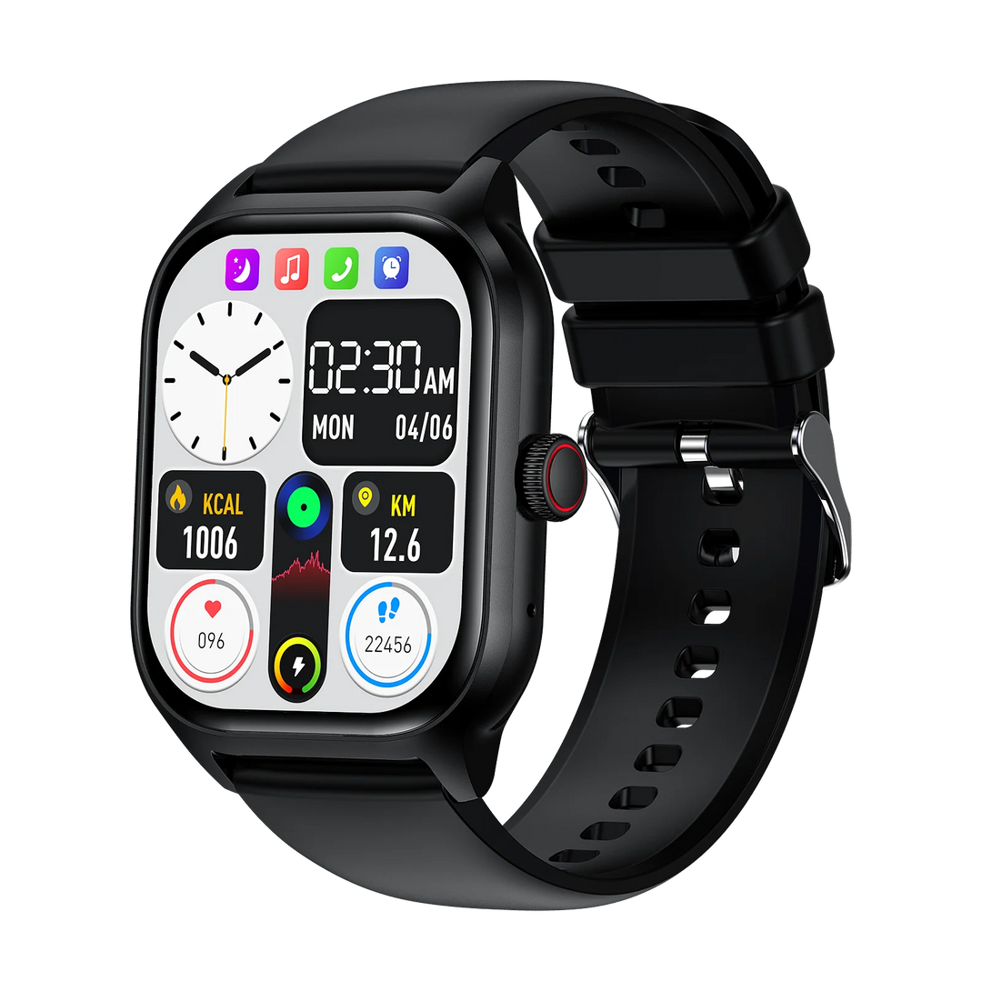 Luxury Smartwatch Android OS - 1.44" Full Touch Screen, Bluetooth Call, Music Control, Fitness Tracker for Men & Women, Health Monitor - StrengthXPhysiotherapy