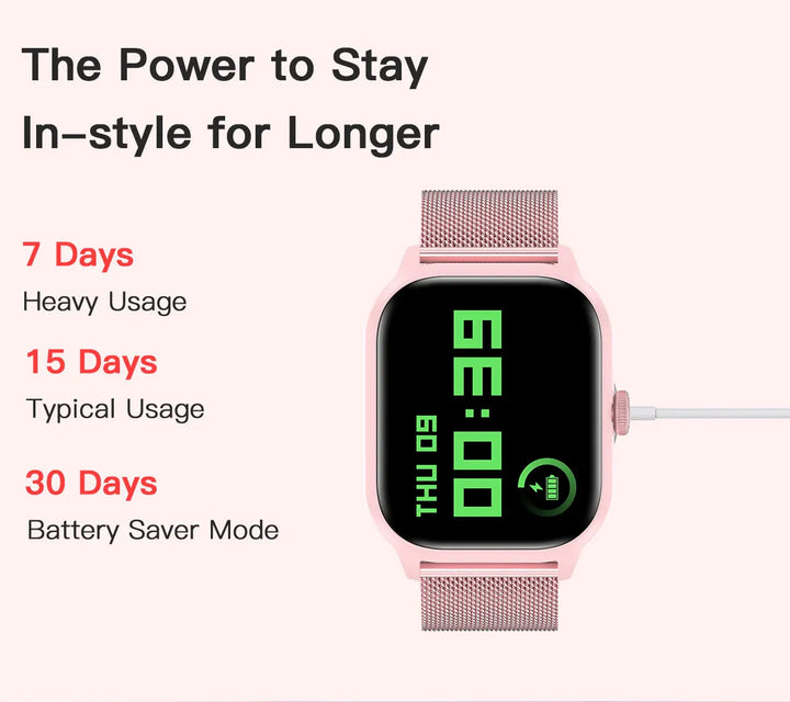 Luxury Smartwatch Android OS - 1.44" Full Touch Screen, Bluetooth Call, Music Control, Fitness Tracker for Men & Women, Health Monitor - StrengthXPhysiotherapy